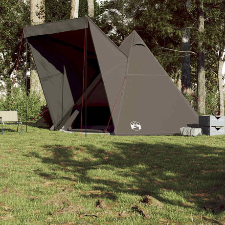 Vidaxl Tipi-Zelt 6-Personen wasserdicht braun