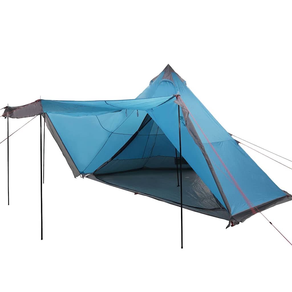 VidaXL Tipi-Zelt 8-Personen wasserdicht blau