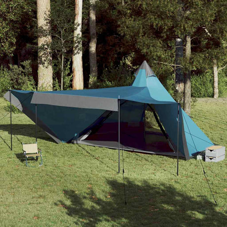 VidaXL Tipi-Zelt 6-Personen wasserdicht blau