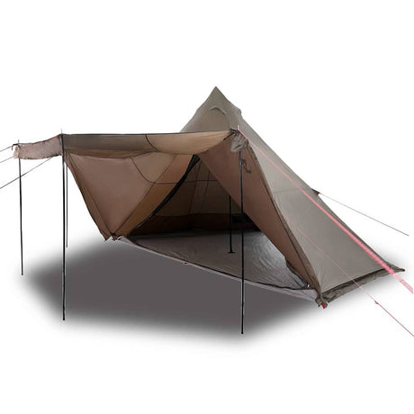 Vidaxl Tipi-Zelt 8-Personen wasserdicht braun