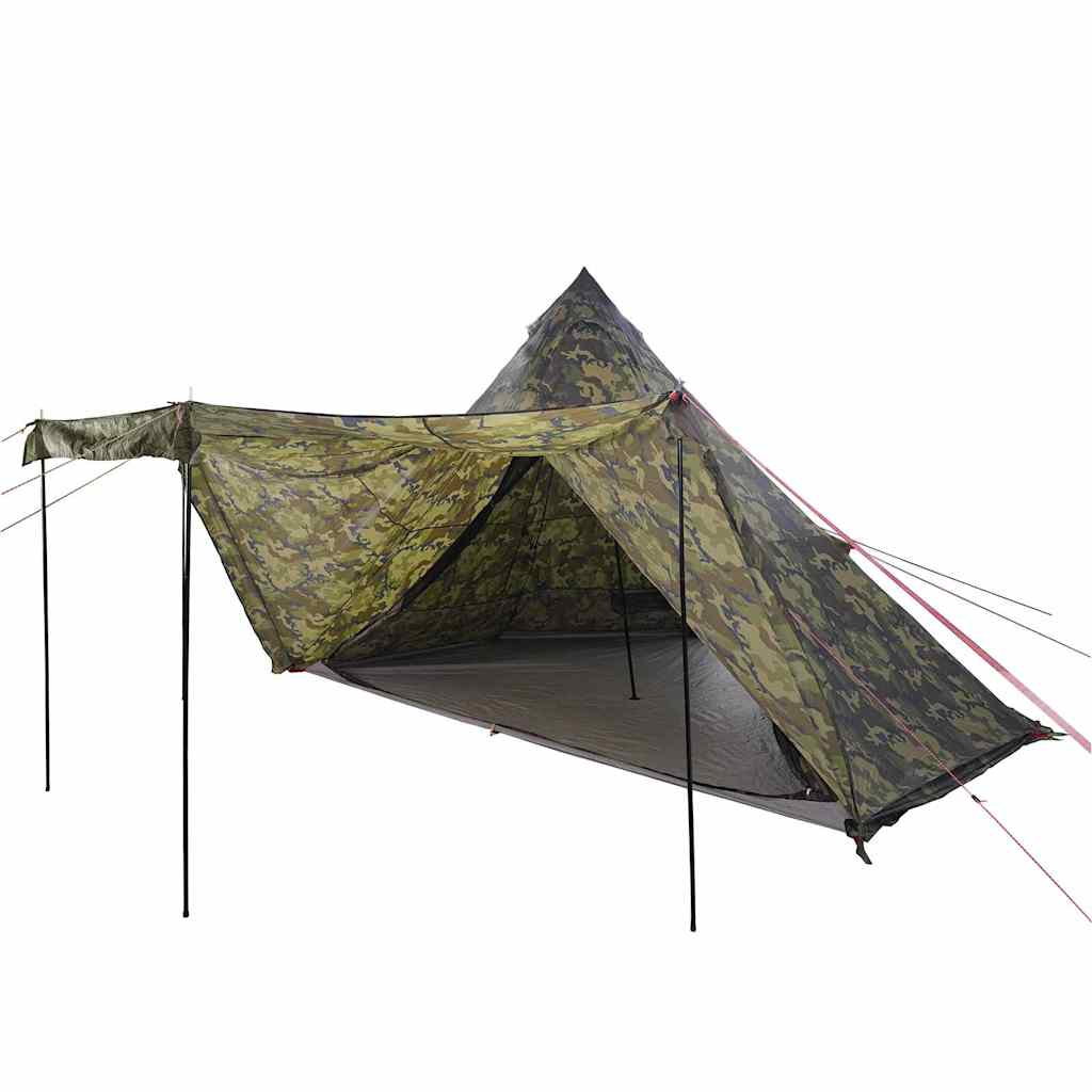 Vidaxl Tipi-Zelt 6-Personen-Tarnung wasserdicht