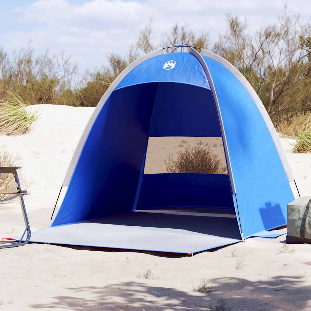 VidaXL Strandzelt 3-Personen wasserdicht azurblau