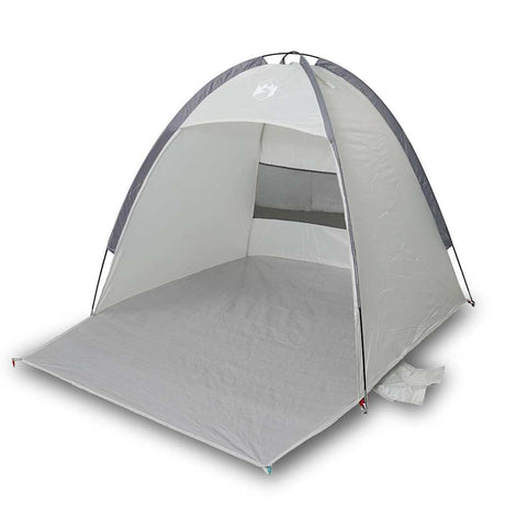 VidaXL Strandzelt 3-Personen wasserdicht grau