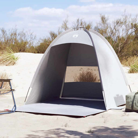 VidaXL Strandzelt 3-Personen wasserdicht grau