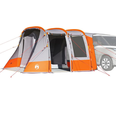 VidaXL Autozelt wasserdicht grau und orange