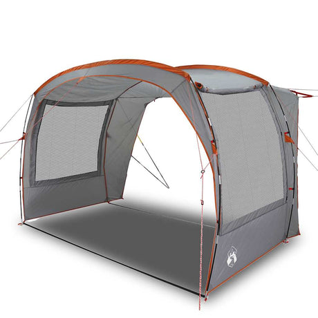 VidaXL Autozelt wasserdicht grau und orange