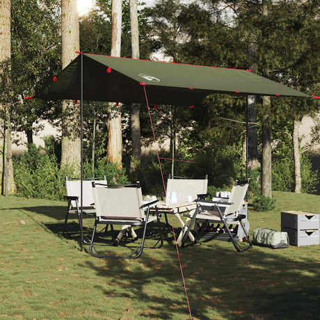 Vidaxx Camping-Markise wasserdicht 306x306 cm olivgrün