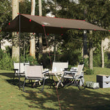 Vidaxx Camping-Markise wasserdicht 306x306 cm braun
