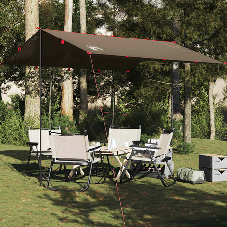 Vidaxx Camping-Markise wasserdicht 306x306 cm braun