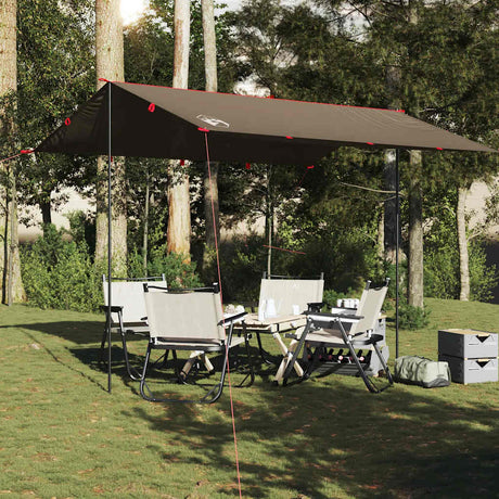 Vidaxx Camping-Markise wasserdicht 366x306 cm braun