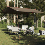 Vidaxx Camping-Markise wasserdicht 366x306 cm braun