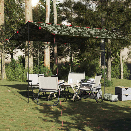 Vidaxx Camping-Markise wasserdicht 366x306 cm Tarnung