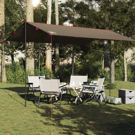 Vidaxx Camping-Markise wasserdicht 406x306 cm braun