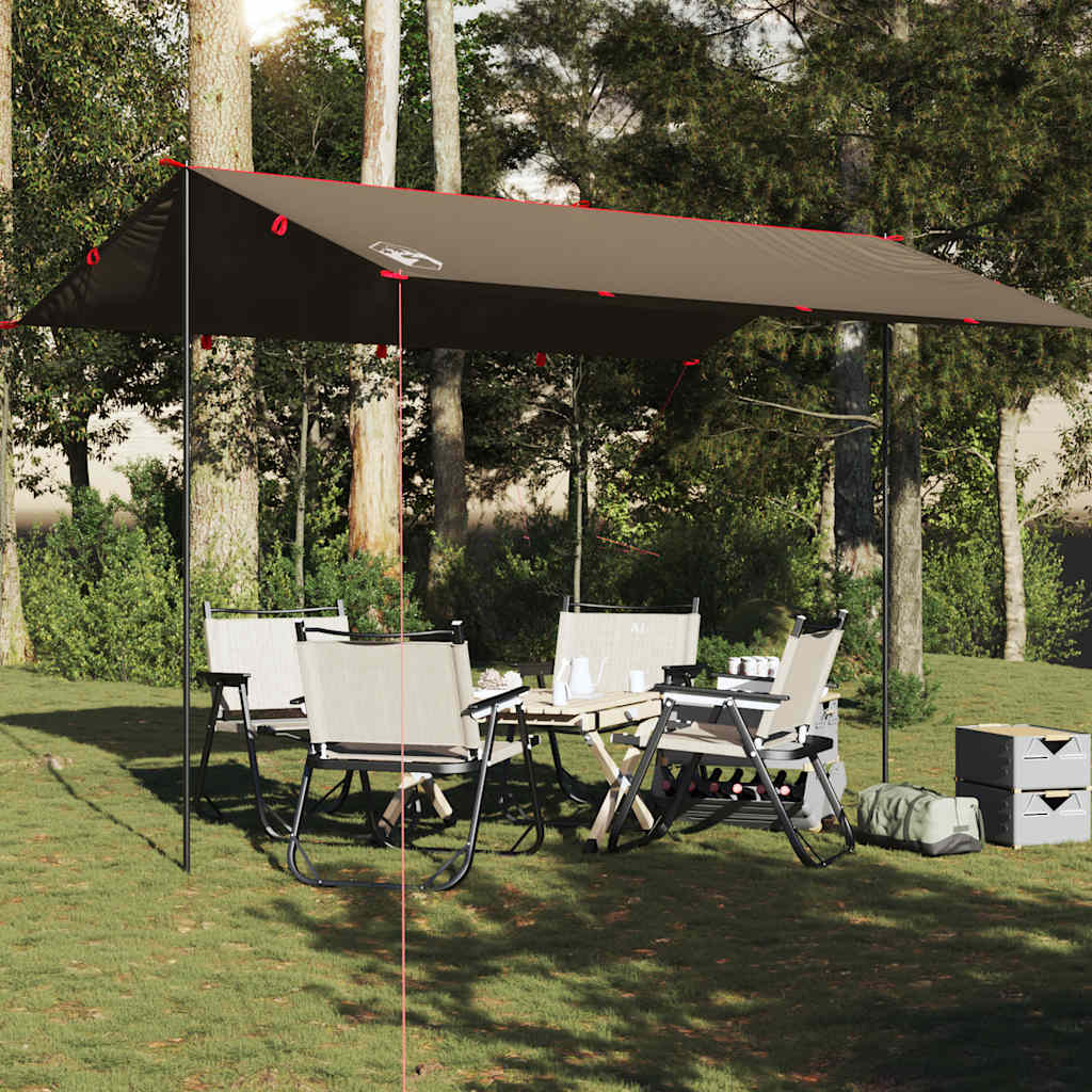 Vidaxx Camping-Markise wasserdicht 406x306 cm braun