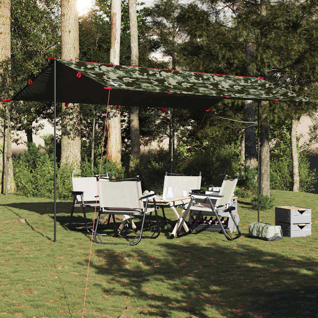 Vidaxx Camping-Markise wasserdicht 506x306 cm Tarnung