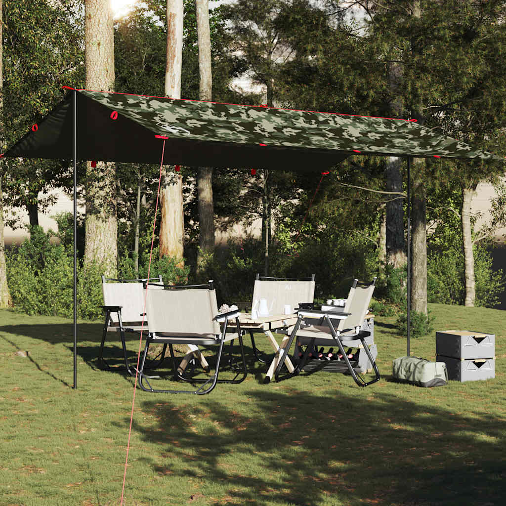 Vidaxx Camping-Markise wasserdicht 506x306 cm Tarnung