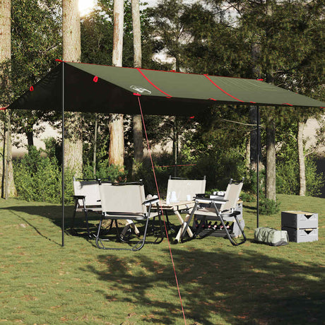 Vidaxx Camping-Markise wasserdicht 451x420 cm olivgrün
