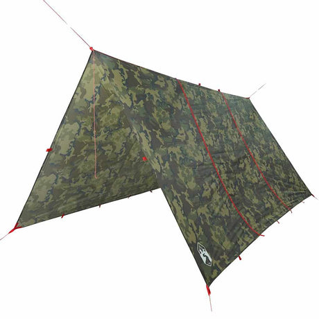 Vidaxx Camping-Markise wasserdicht 451x420 cm Tarnung