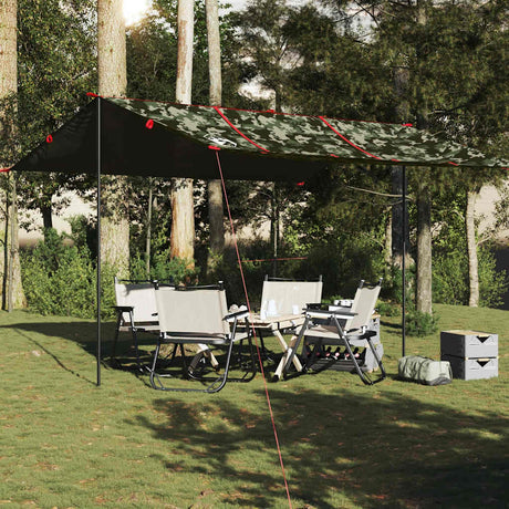 Vidaxx Camping-Markise wasserdicht 451x420 cm Tarnung