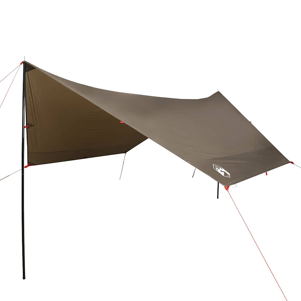 Vidaxx Camping-Markise wasserdicht 438x376x212 cm braun