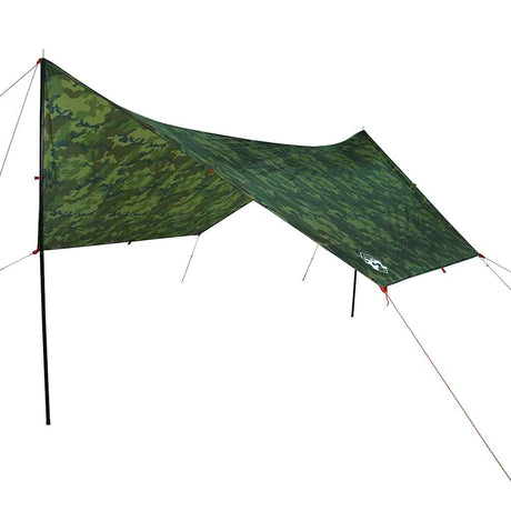 Vidaxx Camping-Markise wasserdicht 438x376x212 cm Tarnung
