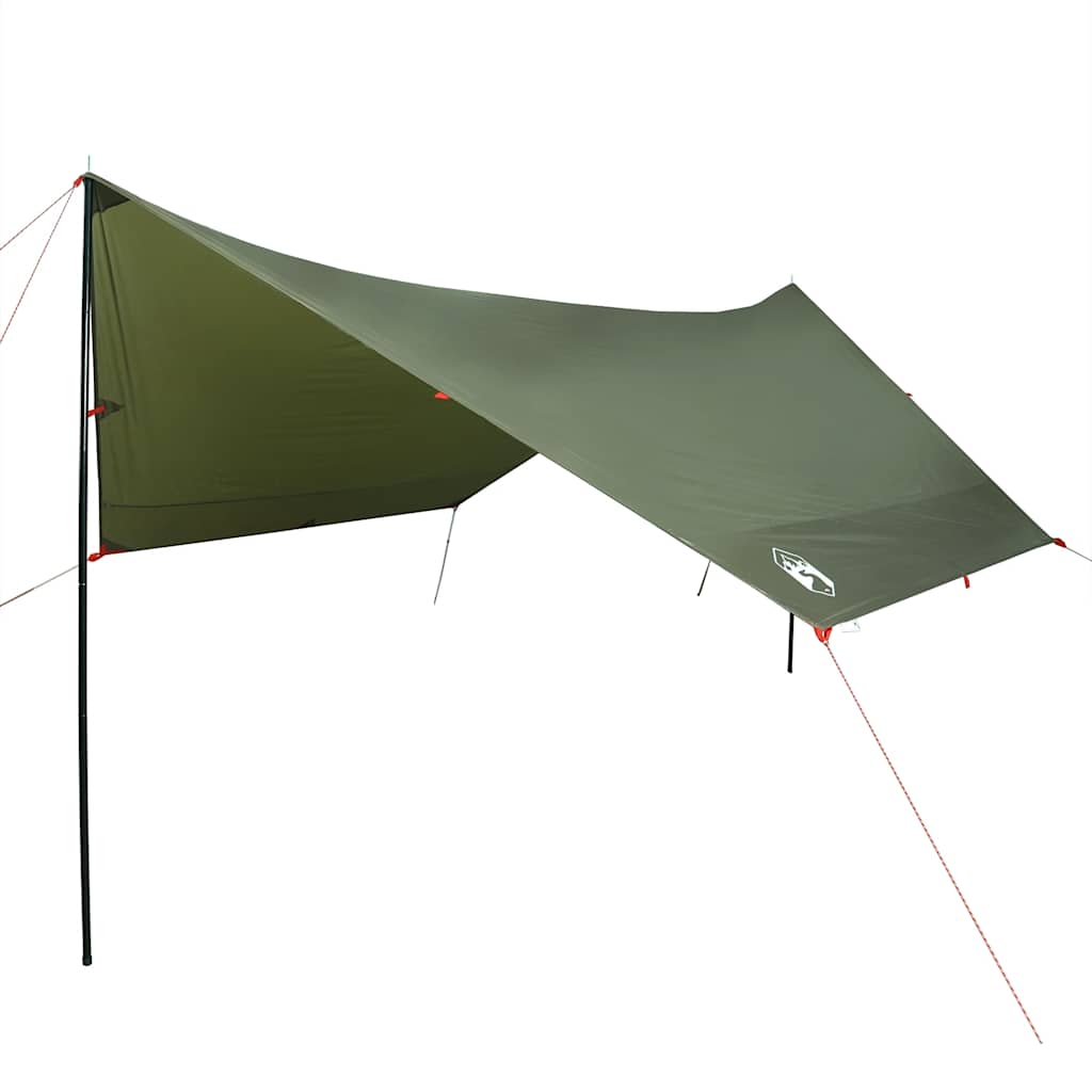 Vidaxx Camping-Markise wasserdicht 462x306x211 cm olivgrün
