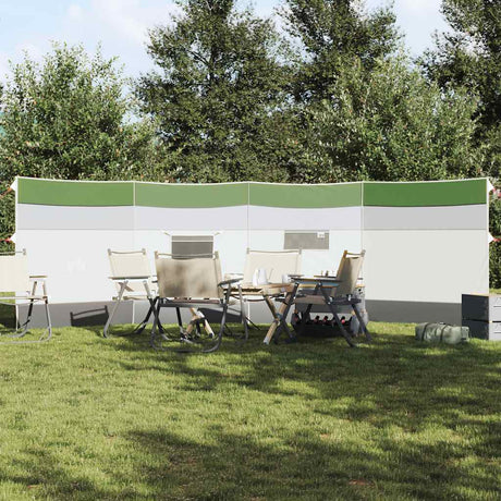 VidaXL Windschutzscheibe Camping wasserdicht 510x153 cm grün