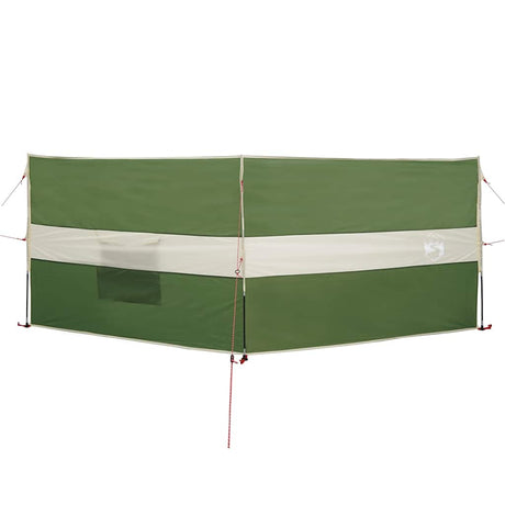VidaXL Windschutzscheibe Camping wasserdicht 344x120 cm grün