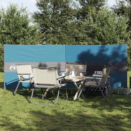 VidaXL Windschutzscheibe Camping wasserdicht 344x120 cm blau