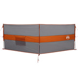 Vidaxx Camping Windschutzscheibe wasserdicht 344x120 cm grau und orange