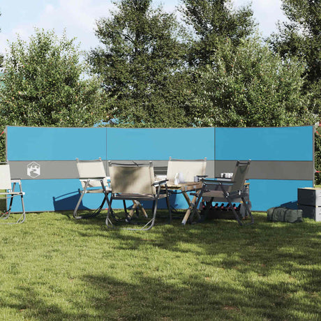 VidaXL Windschutzscheibe Camping wasserdicht 490x123 cm blau