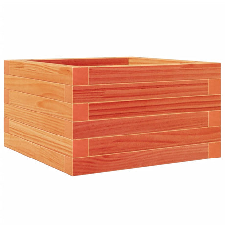 Vidaxx Pflanzgefäß 40x40x23 cm massives Kiefernholz, braun gewaschen