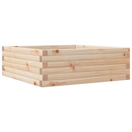 Vidaxx Pflanzgefäß 70x70x23 cm aus massivem Kiefernholz