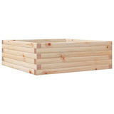 Vidaxx Pflanzgefäß 70x70x23 cm aus massivem Kiefernholz