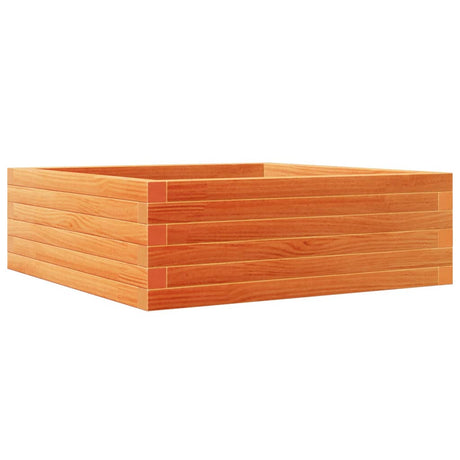 Vidaxx Pflanzgefäß 70x70x23 cm massives Kiefernholz, braun gewaschen