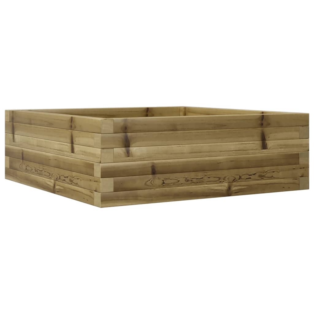 Vidaxx Pflanzgefäß 70x70x23 cm aus imprägniertem Kiefernholz