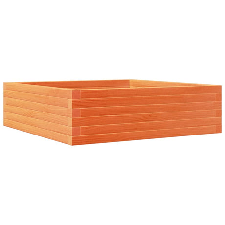 Vidaxx Pflanzgefäß 80x80x23 cm massives Kiefernholz, braun gewaschen