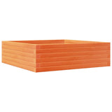 Vidaxx Pflanzgefäß 80x80x23 cm massives Kiefernholz, braun gewaschen