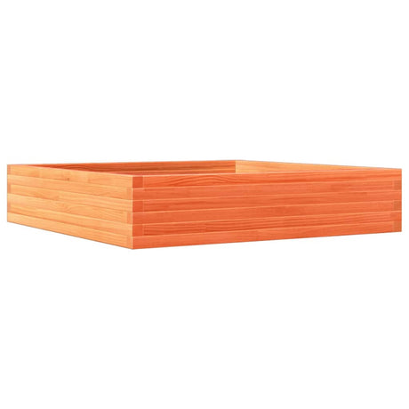 Vidaxx Pflanzgefäß 110x110x23 cm massives Kiefernholz, braun gewaschen