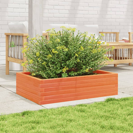 Vidaxx Pflanzgefäß 90x60x23 cm massives Kiefernholz, braun gewaschen