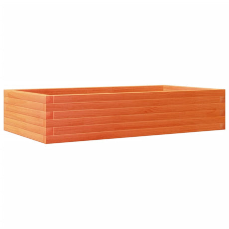 Vidaxx Pflanzgefäß 110x60x23 cm massives Kiefernholz, braun gewaschen
