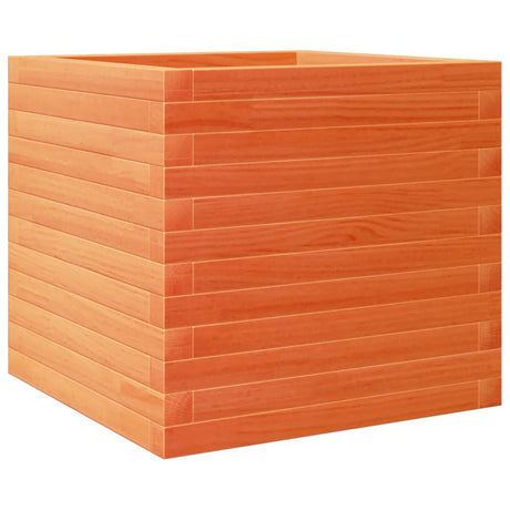 Vidaxx Pflanzgefäß 50x50x45,5 cm massives Kiefernholz, braun gewaschen