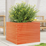 Vidaxx Pflanzgefäß 60x60x45,5 cm massives Kiefernholz, braun gewaschen