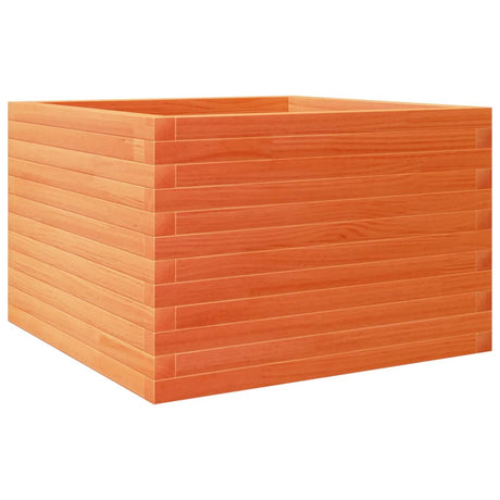 Vidaxx Pflanzgefäß 70x70x45,5 cm massives Kiefernholz, braun gewaschen