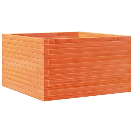 Vidaxx Pflanzgefäß 80x80x45,5 cm massives Kiefernholz, braun gewaschen