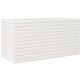 Vidaxx Pflanzgefäß 90x40x45,5 cm massives Kiefernholz weiß