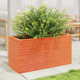 Vidaxx Pflanzgefäß 90x40x45,5 cm massives Kiefernholz, braun gewaschen