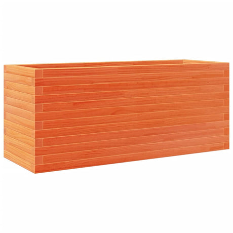 Vidaxx Pflanzgefäß 110x40x45,5 cm massives Kiefernholz, braun gewaschen