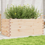 VidaXL Pflanzgefäß 110x60x45,5 cm massives Kiefernholz
