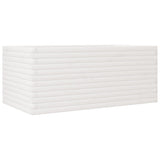 VidaXL Pflanzgefäß 110x60x45,5 cm massives Kiefernholz weiß